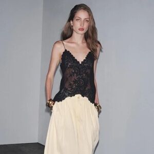 Zara Lace Camisole Top (Size M) (NEW)